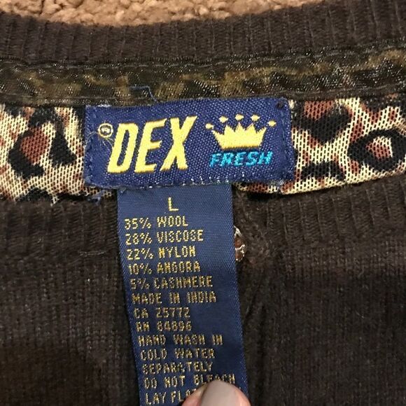 Chocolate Brown Cardigan sweater - Picture 4 of 4